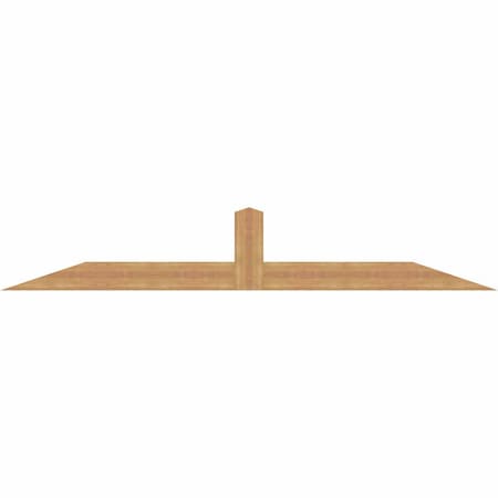 Ekena Millwork Portland Smooth Timber Gable Bracket, Western Red Cedar, 96"W x 16"H x 1 1/2"D x 5 1/2"F, 4/12 Pitch GBW096X16X0206POR00SWR